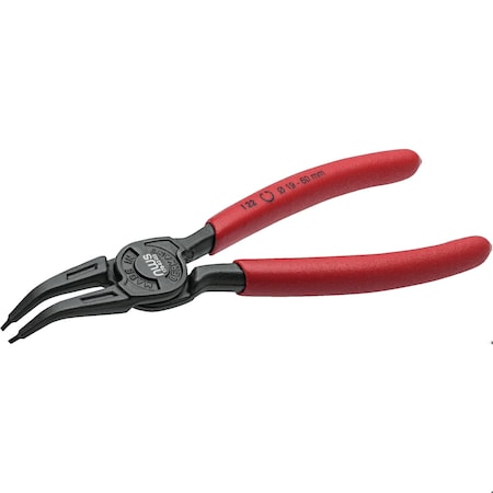 Nws Circlip Pliers Angled Internal 45 deg., Size 12 mm-25 mm, Tip 1.3mm 178-62-I12